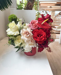 The Ombre Holiday Flower Arrangement