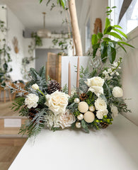 Snow White Winter Floral Arrangement